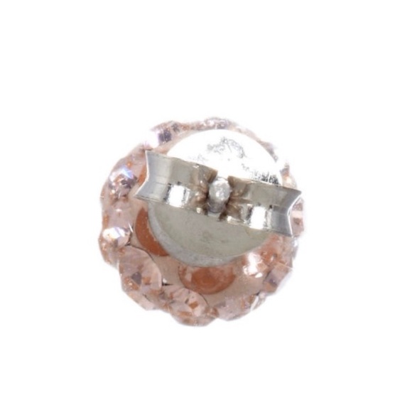 new ♛ Swarovski Crystal ♛ Pavé Studs ♛ Champagne ♛ - Picture 10 of 10